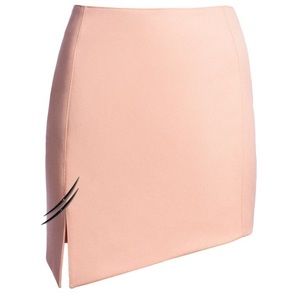 Mugler x HM wool skirt pink US18